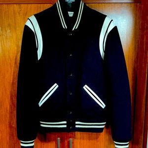 Saint Laurent Teddy Varsity Jacket